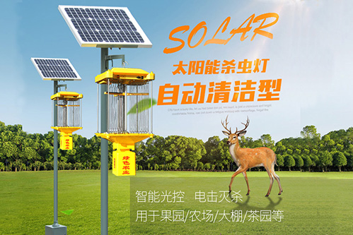海南室外高桿殺(sha)蟲燈太陽能供電環保