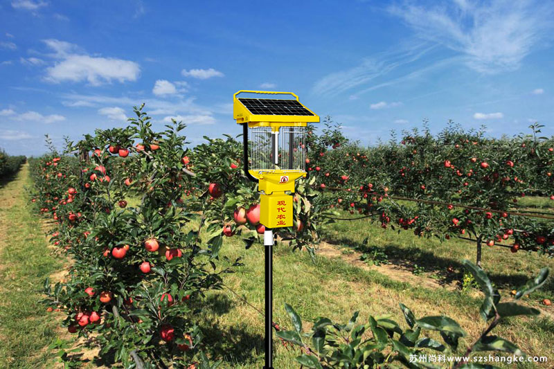 频振式太阳能杀虫灯在苹果园使用效果调查