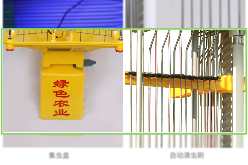 自动清洁型太阳能杀虫灯有自动毛刷装置