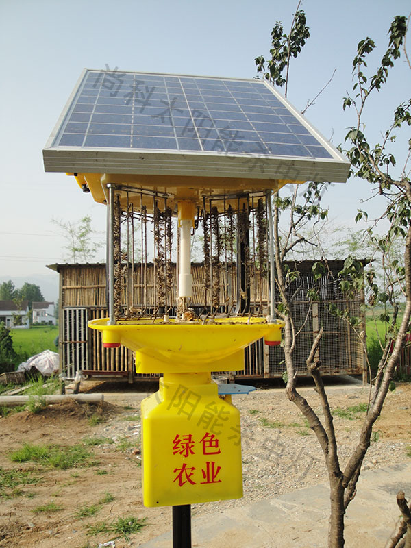 家禽养殖场使用太阳能杀虫灯案例