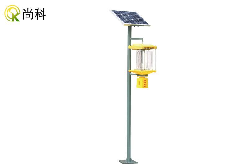 无自动清虫功能太阳能杀虫灯配热镀锌灯杆