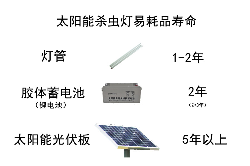 太阳能杀虫灯寿命使用多久 太阳能杀虫灯寿命使用多久